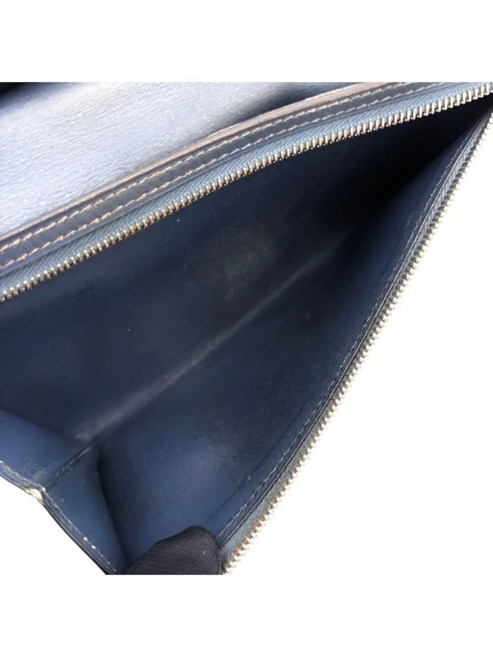 Hermes Bearn Classic Box Calf Navy Wallet Bifold